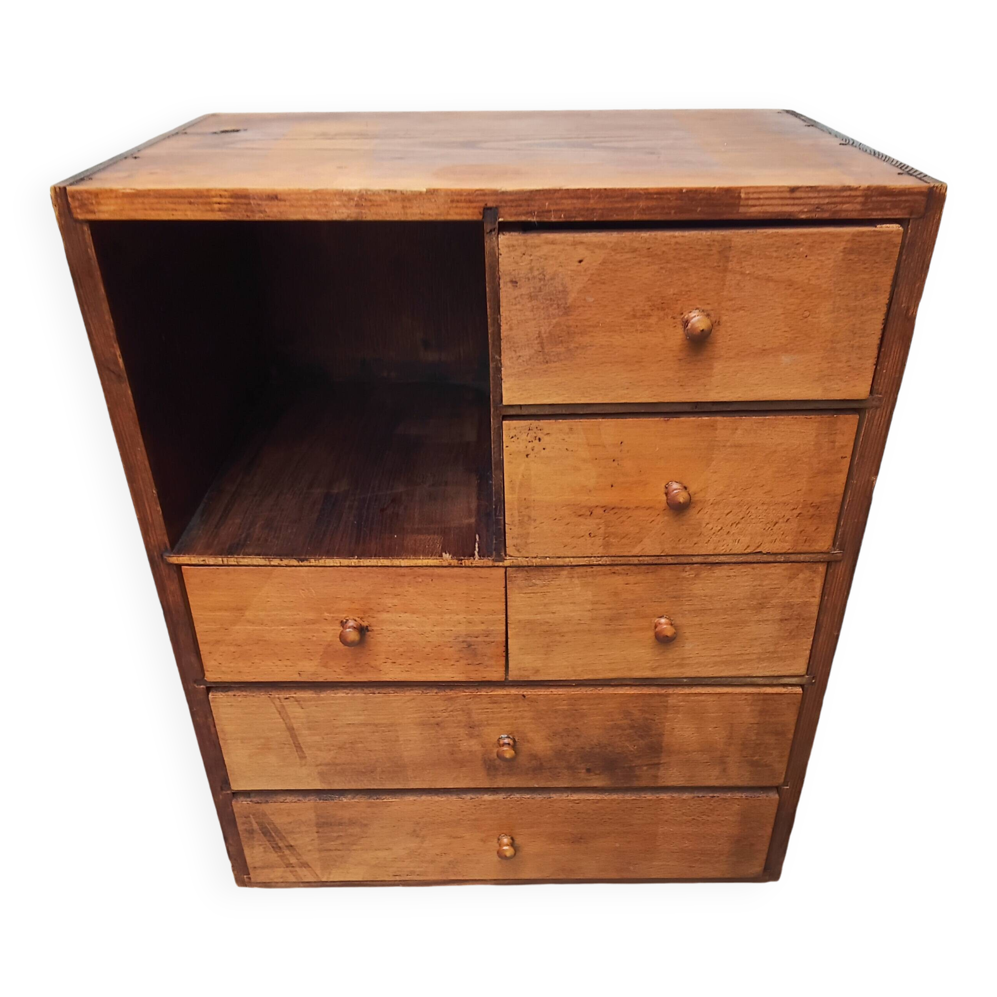 Craft cabinet with drawers