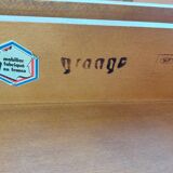 Green leather tray desk