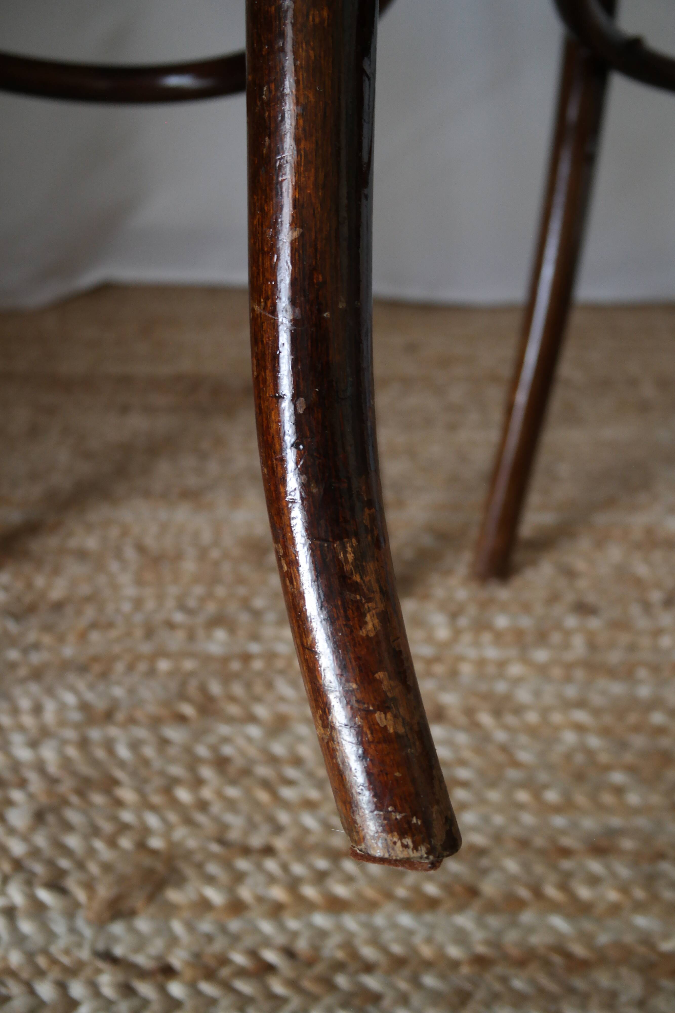 Pair of 20th century Fischel bistro chairs