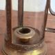 Night Candle Holder Brass Chiseled Blown Glass Night Light 19th Century