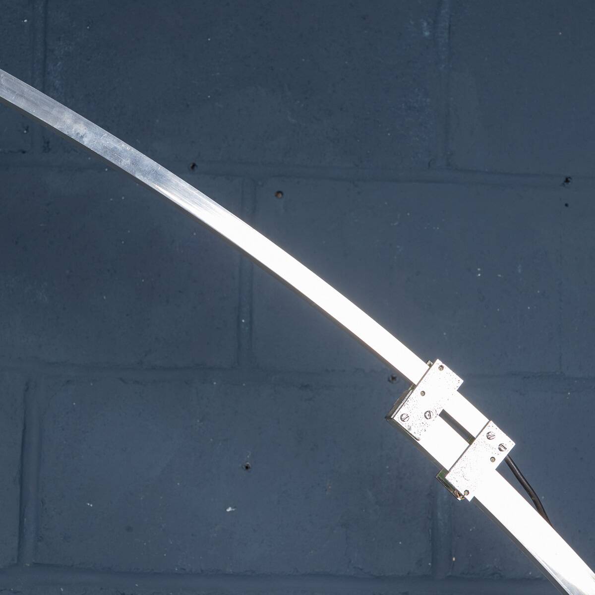 20thC ITALIAN EXTENDABLE ARC FLOOR LAMP c.1970