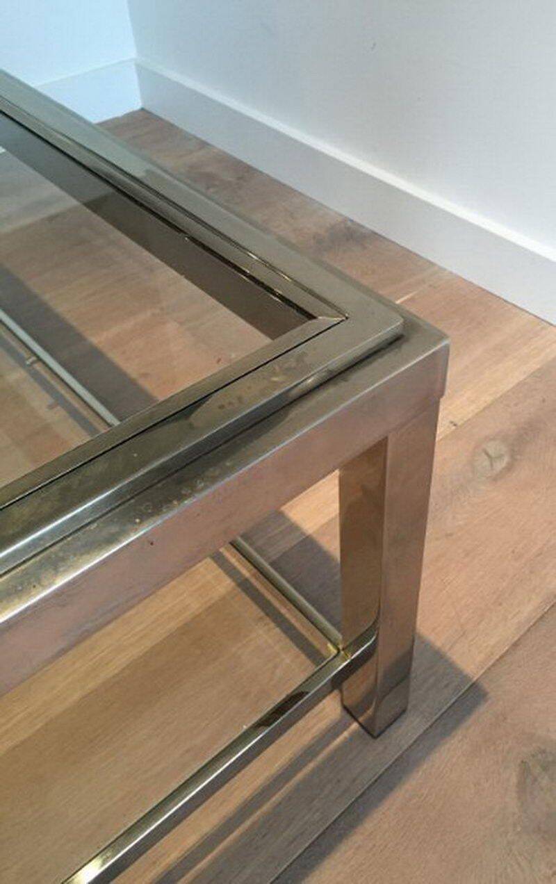 Chrome coffee table