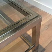 Chrome coffee table
