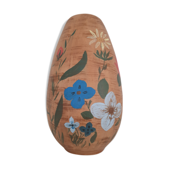 Vase motif floral vintage