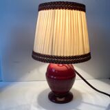 Red ceramic lamp