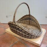 Wicker log basket