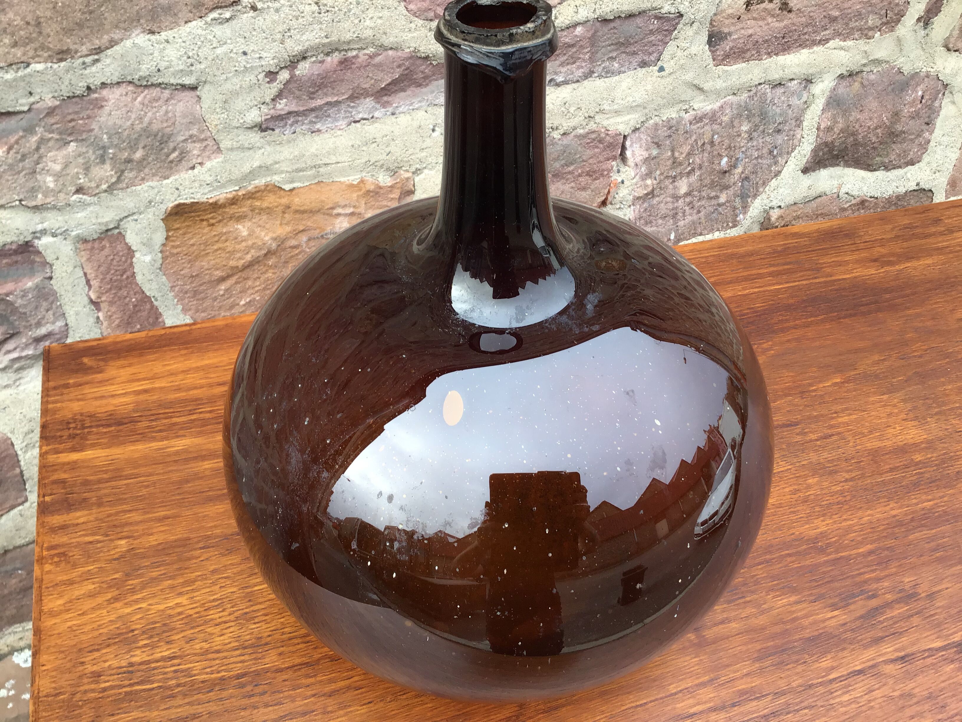 Demijohn Amber Brown 19th