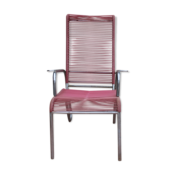 Fauteuil scoubidou inclinable