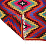 Anatolian handmade kilim rug 235 cm x 157 cm