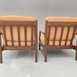 Paire de fauteuils de style scandinave, années 1980