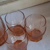 Carafe tray and 3 glasses set