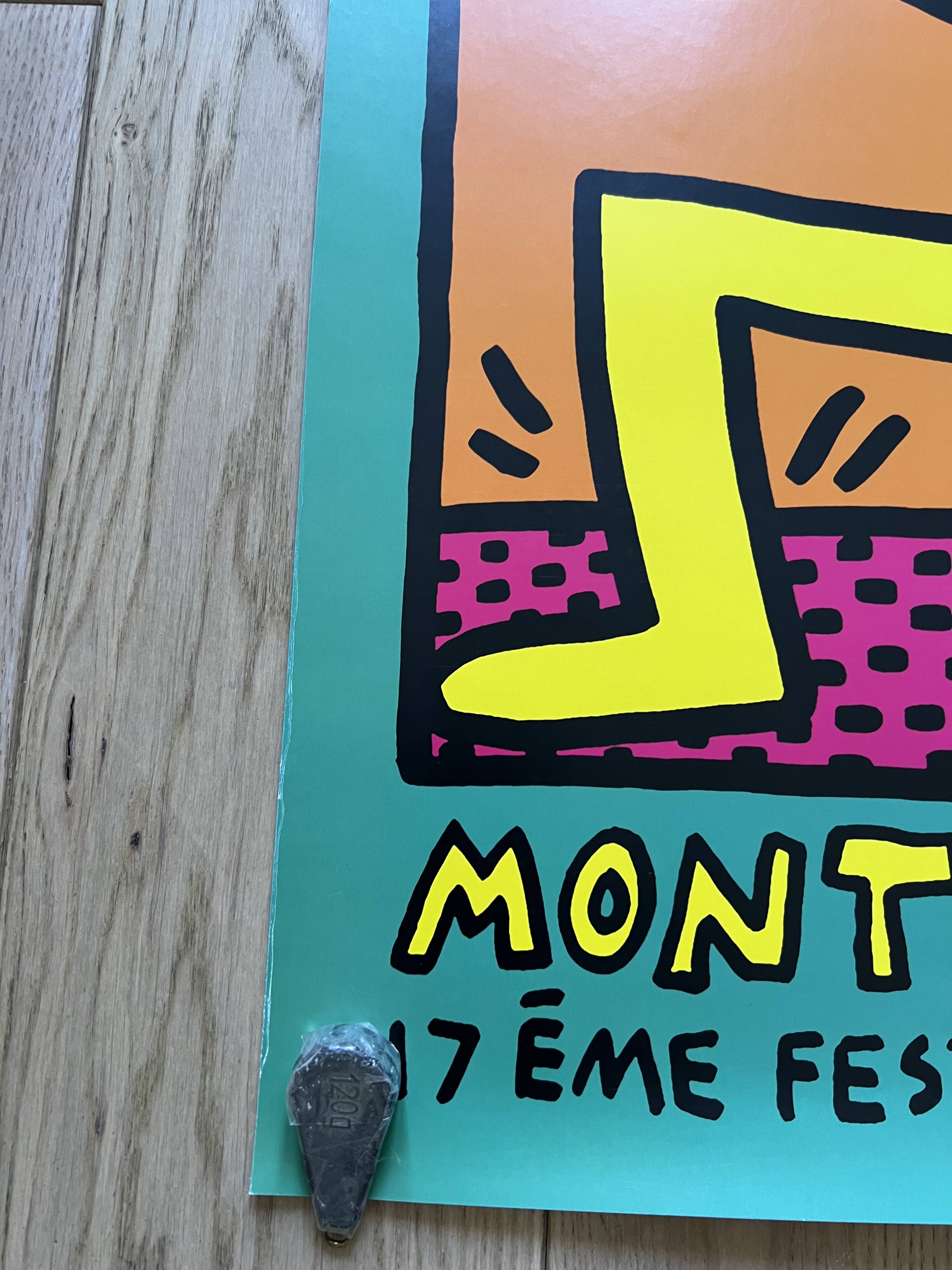 montreux jazz festival 83 haring poster exhibit streetart