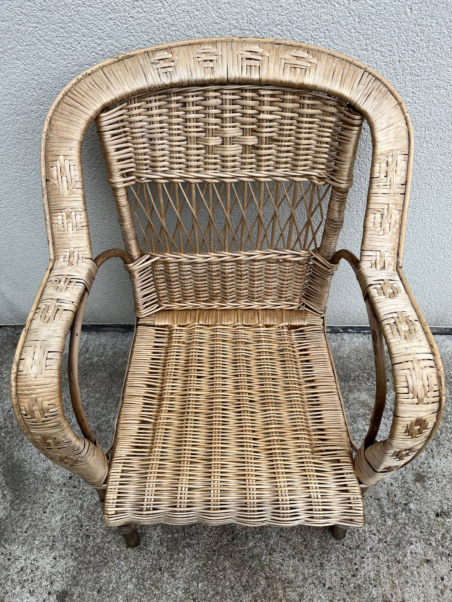 Fauteuil en rotin 
