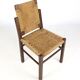 Chaise brutaliste en corde