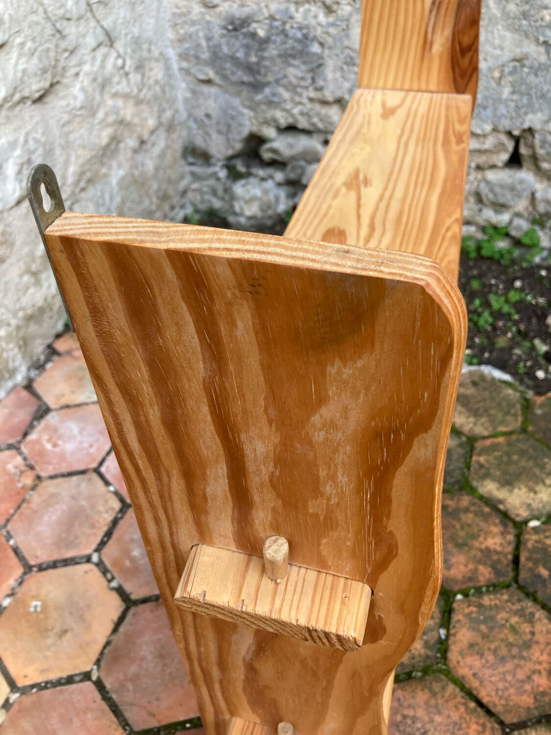 Vintage wall shelf