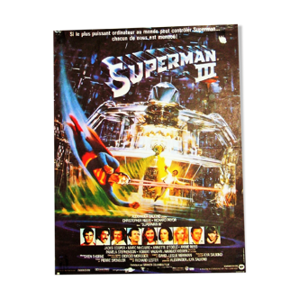 Affiche cinématographique originale " Superman III "
