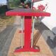 table de bistrot, bois et aluminium