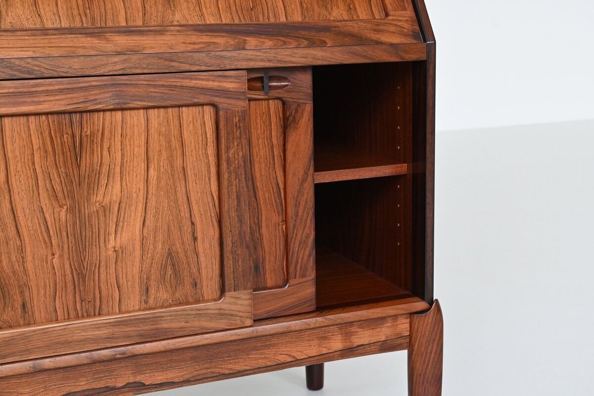 H.W. Klein secretary cabinet in rosewood Bramin Denmark 1960