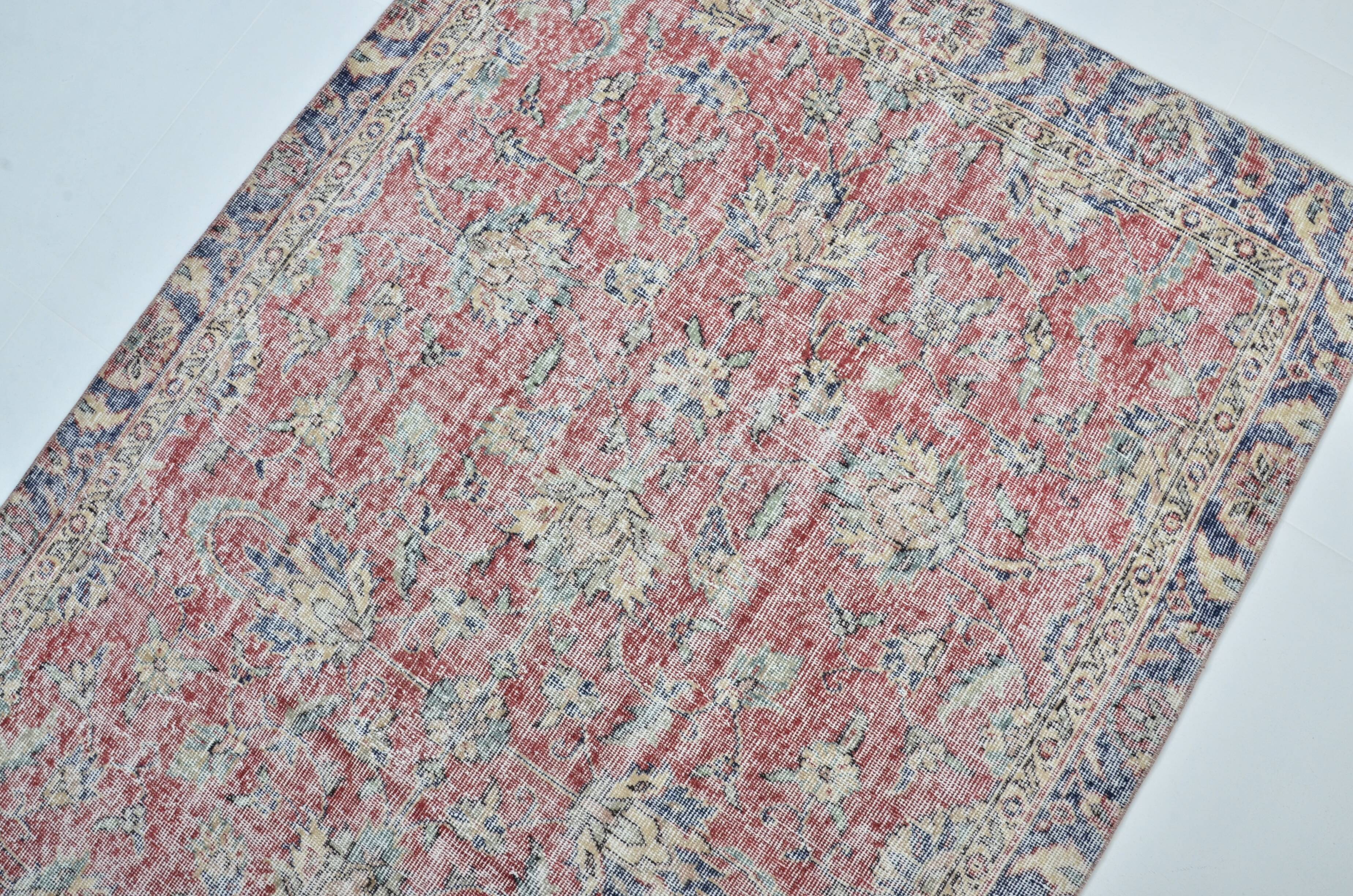 Antique Oushak Vintage Carpet sku 3126