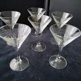 6 Luminarc cocktail glasses