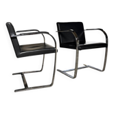 Pair of "Brno" armchairs by Ludwig Mies van der Rohe