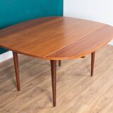 Retro Teak 1960s Elliots Of Newbury Mid Century Extending Dining Table & 6 Chairs