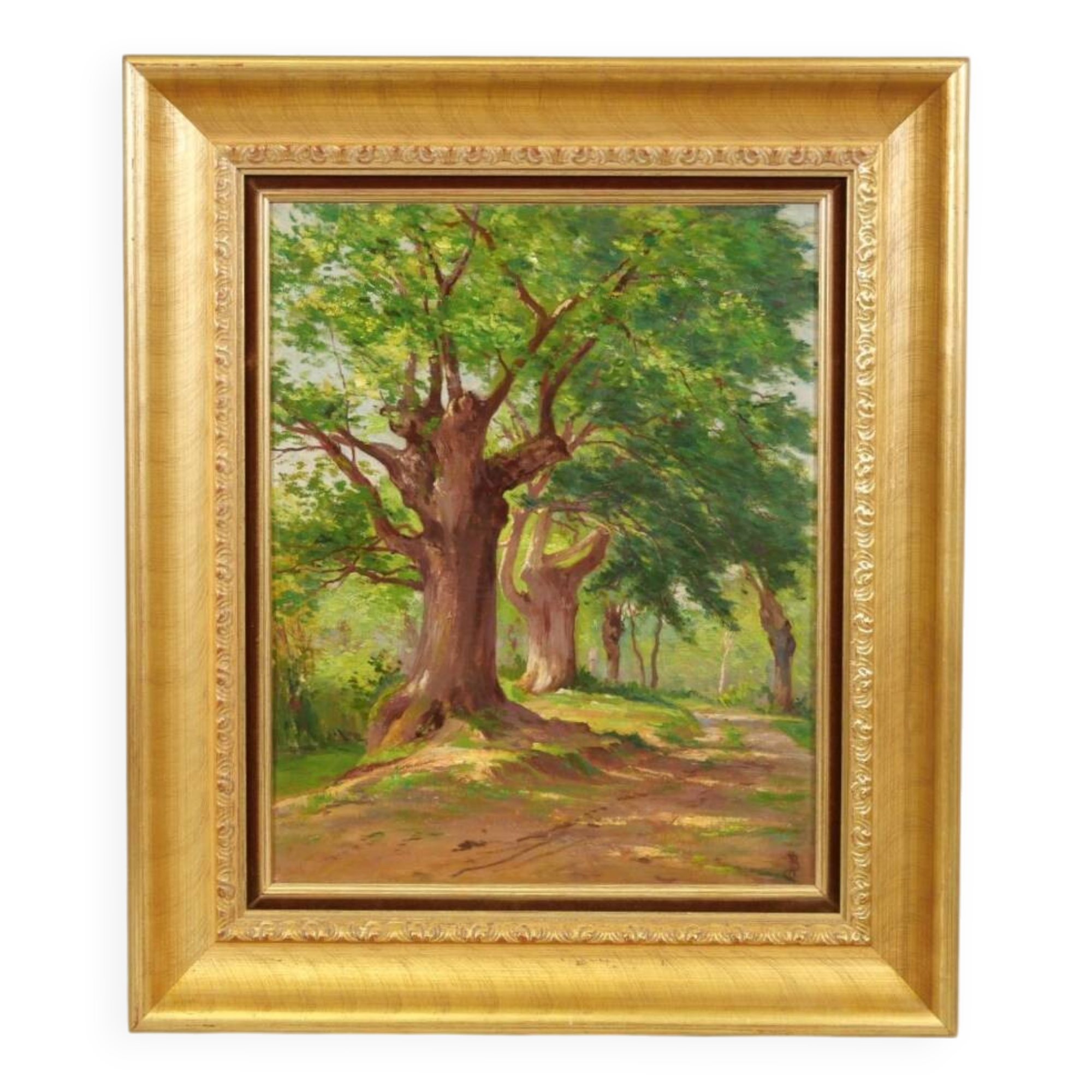 Painting of the undergrowth, 20th century school