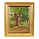 Tableau  les sous-bois école du xxe siècle
