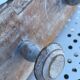 Raw carved wood coat rack