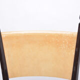 Set of four Italian Mid-Century Modern High Back dining chairs by Aldo Tura