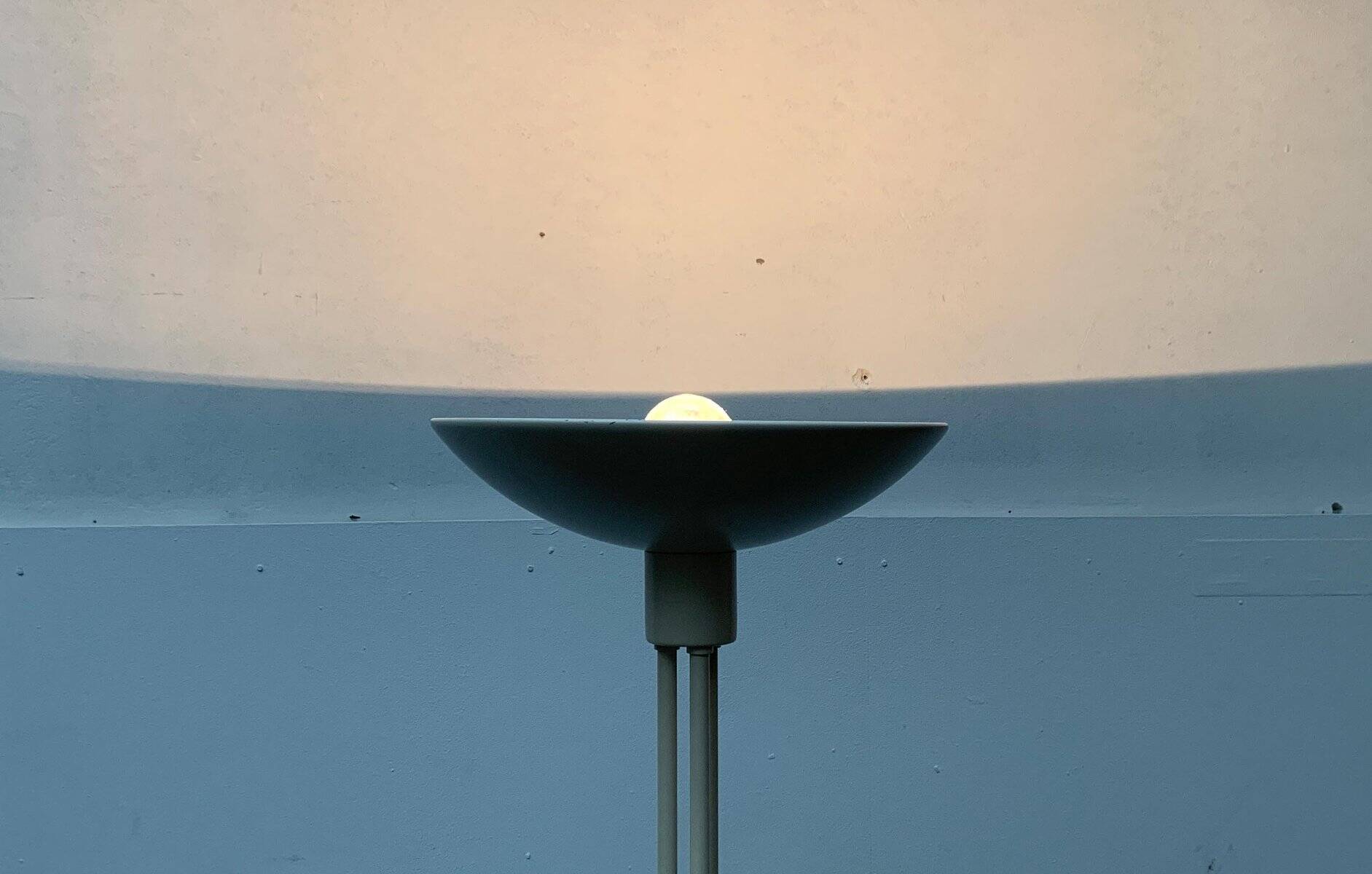 Minimalist German floor lamp from the space age by Cosack.