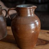 Glazed sandstone pitcher