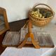 Art Deco wooden compartmented servant