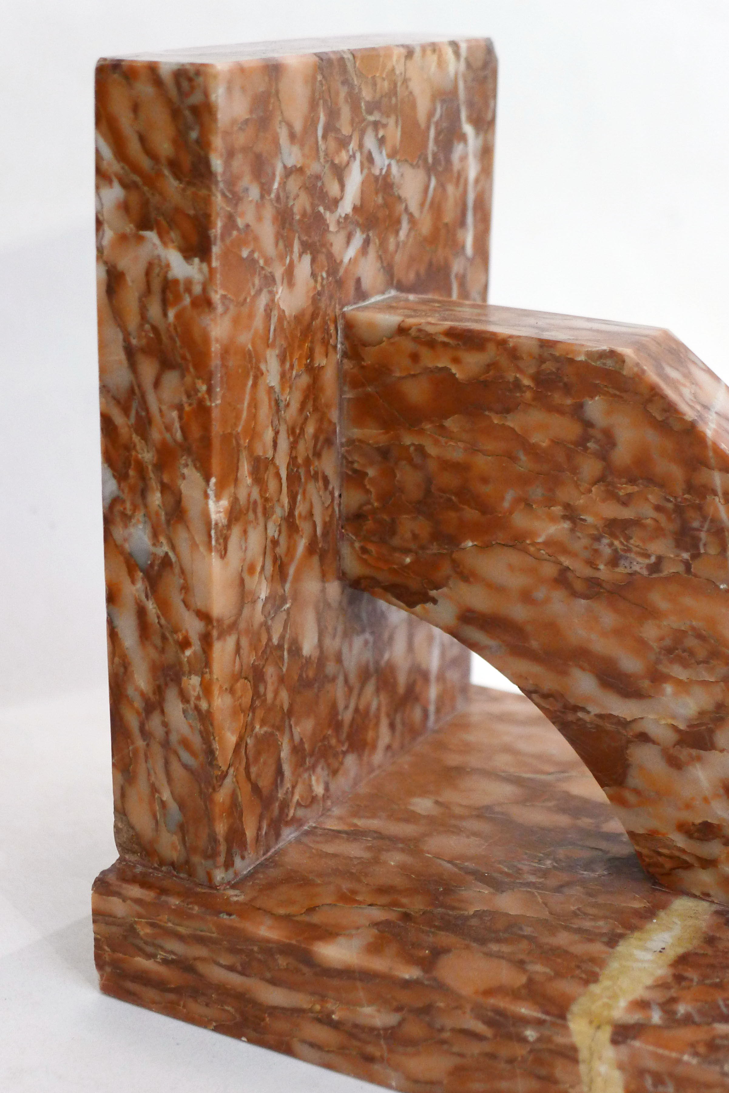 Pair of marble bookends