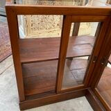 Mahogany corner display counter