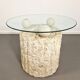 Fossil stone coffee table | Magnussen Ponte | 1980s