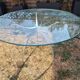 Vintage round table "Errance" - Bernard Dequet