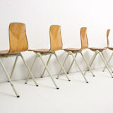 Galvanitas industrial Pagholz chairs, set of 5