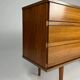 Buffet en noyer vintage avec tiroirs des années 60-70, de style mid-century, similaire au teck.
