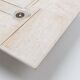 Brutalist white square coffee table artwork The Netherlands 1970