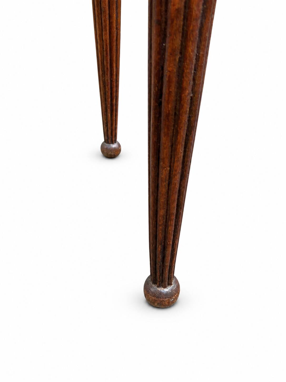 Table d’appoint marquetée avec miroir escamotable – XIXe siècle