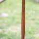 Wood and brass rolling dessert trolley, bar cart, server, trolley, 1950 Cesare Lacca for Arredoluce.
