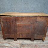 Curved double-sided desk in walnut – Regional work from the Louis XV – XVI period.