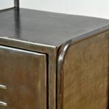 Set of iron nightstands, 1950s