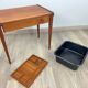 Table de couture scandinave en teck