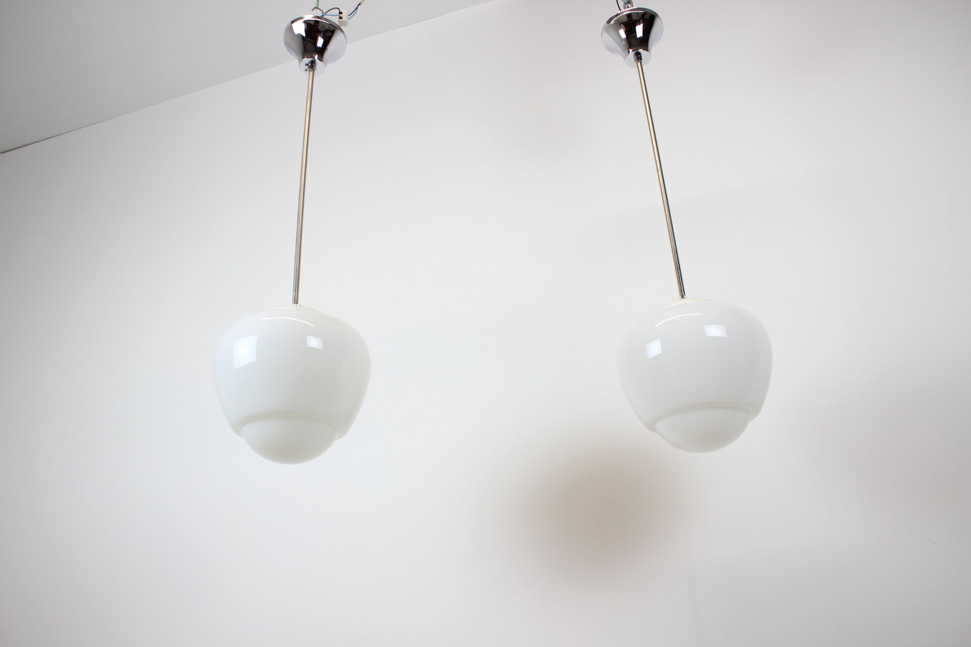 Mid-century pendants, czechoslovakia, 1960s