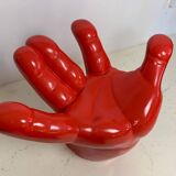 Chaise à main rouge