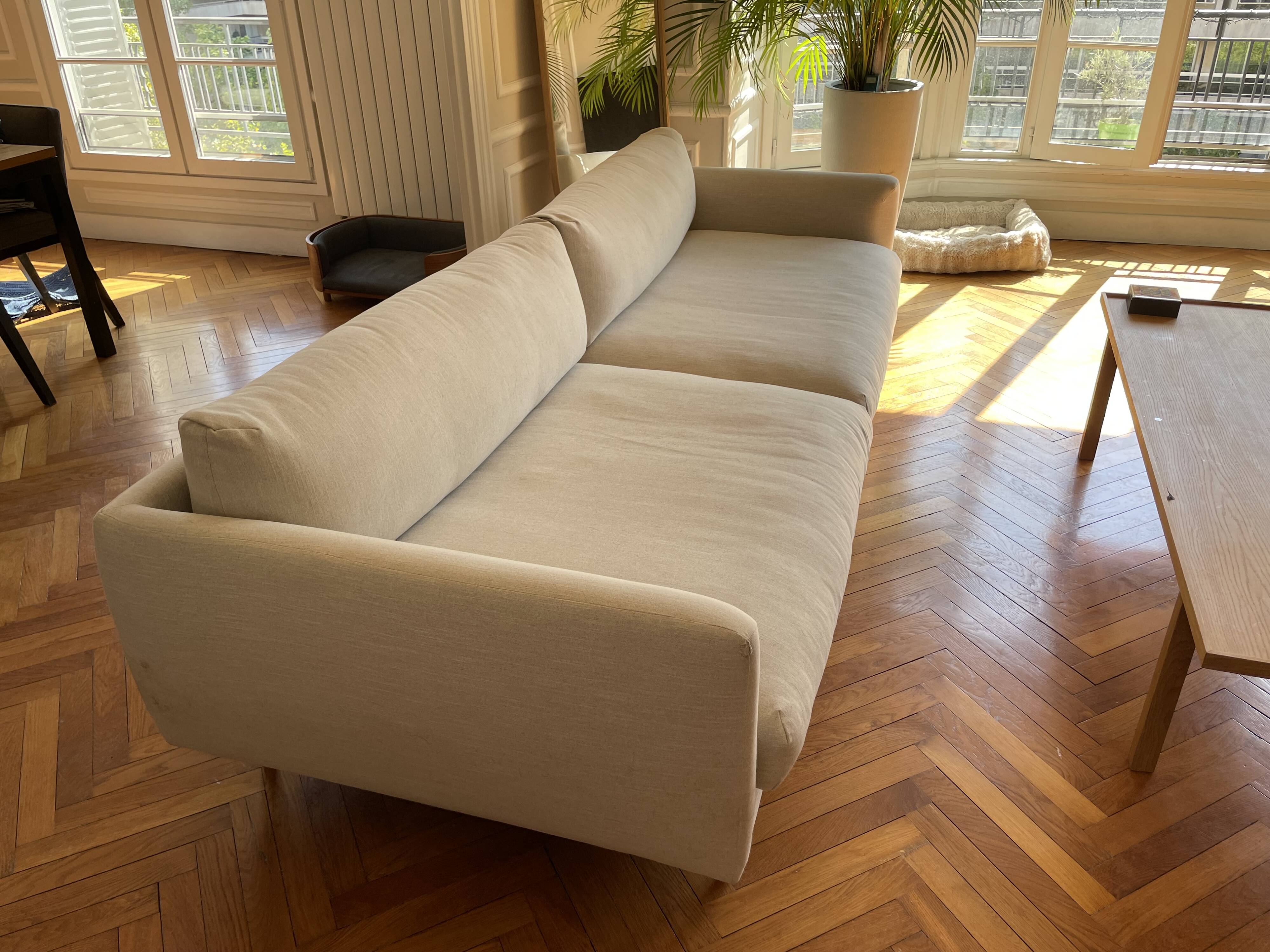 Bolia lomi 3-seater sofa – light grey – design by meike harde