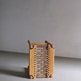 Woven seat stool | France | 1960s