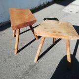 Pair of stools "to milk"
